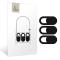 Tech-Protect Tech-Protect 3-PACK Kameraskydd För Laptop / Mobil / Surfplatta Svart
