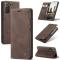 CASEME CASEME Samsung Galaxy S22 Fodral Flip Retro Läder Brun