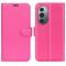  Motorola Edge 30 Pro Fodral Litchi Textur Rosa