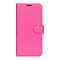  Motorola Edge 30 Pro Fodral Litchi Textur Rosa
