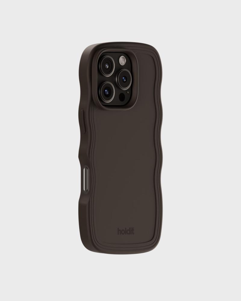 holdit holdit iPhone 16 Pro Skal Wavy Chocolate