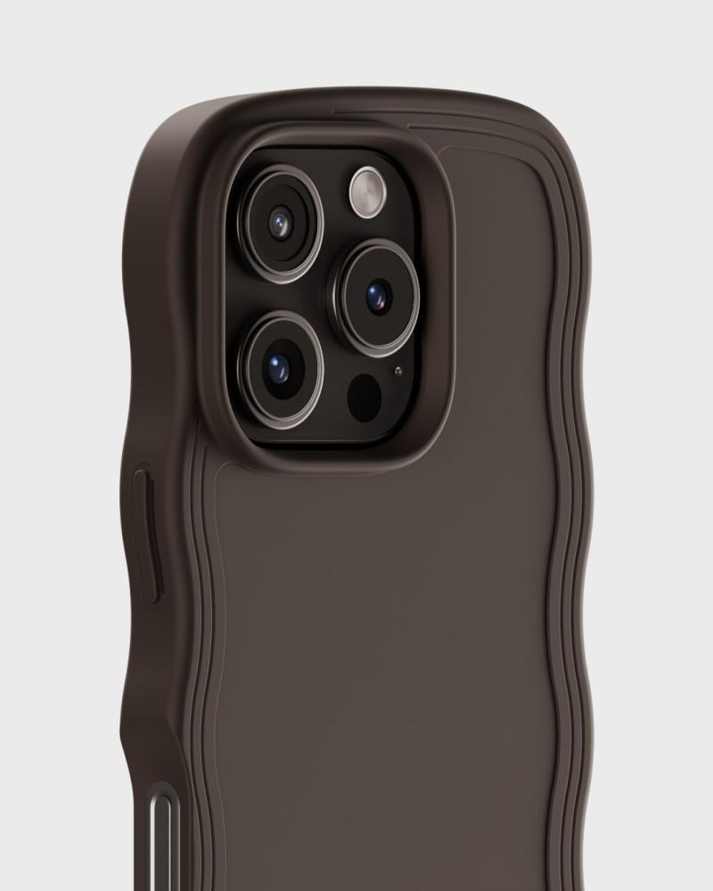 holdit holdit iPhone 16 Pro Skal Wavy Chocolate