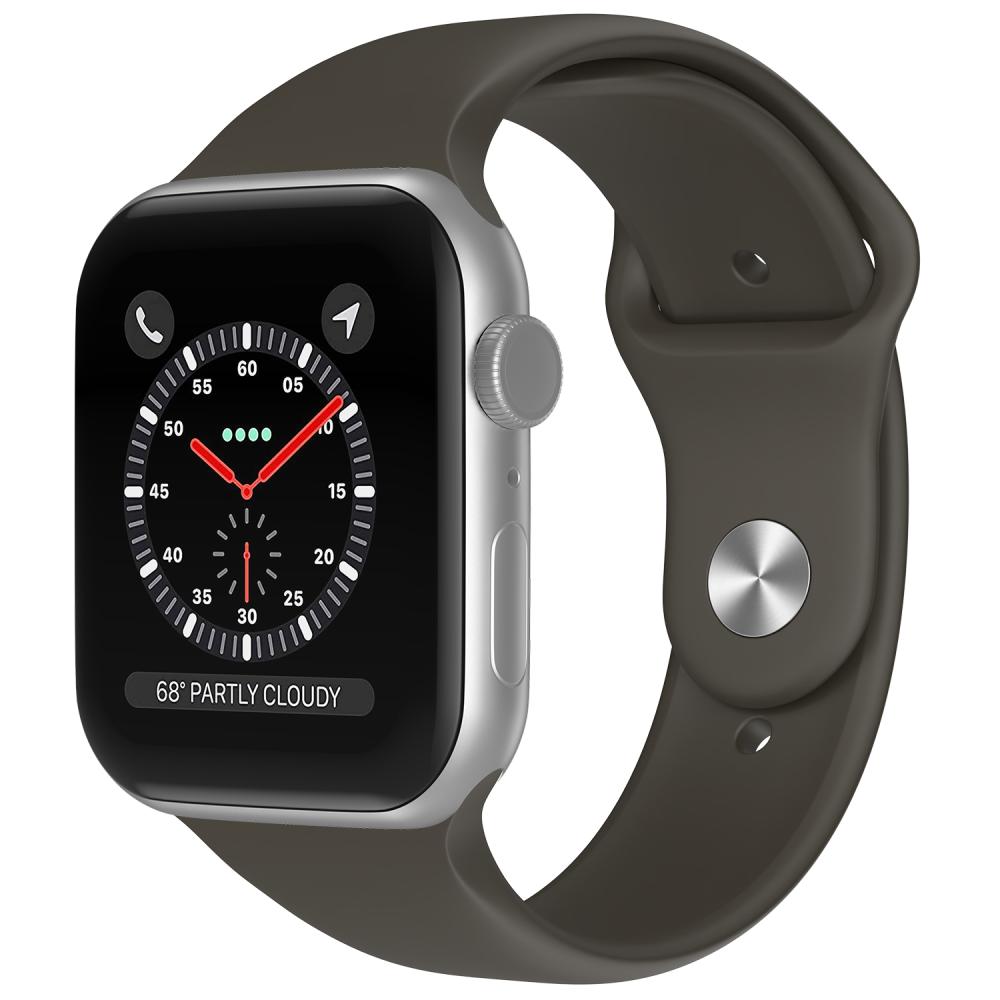 ColorPop Apple Watch 38/40/41/42 mm Silikon Armband (S/M) Mörk Brun