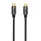  Thunderbolt 4 Kabel 30cm USB-C 100W 8K 60Hz PD Svart