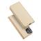 DUX DUCIS iPhone 13 Pro Max - DUX DUCIS Skin Pro Läder Fodral - Guld