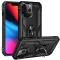  iPhone 13 Pro Max - Shockproof Hybrid Armor Ring Skal - Svart