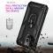  iPhone 13 Pro Max - Shockproof Hybrid Armor Ring Skal - Svart