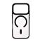 Onsala Onsala iPhone 17 Pro Skal MagSafe Bumper Svart/Transparent