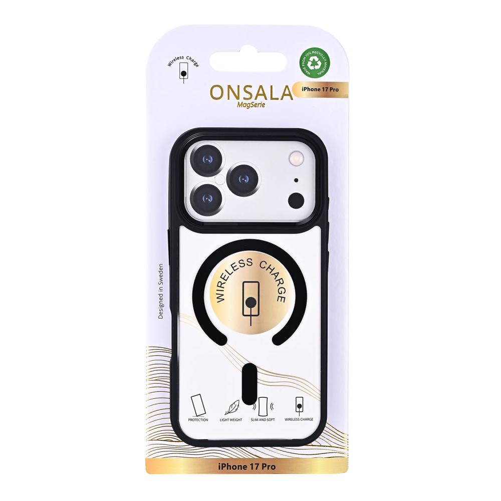 Onsala Onsala iPhone 17 Pro Skal MagSafe Bumper Svart/Transparent