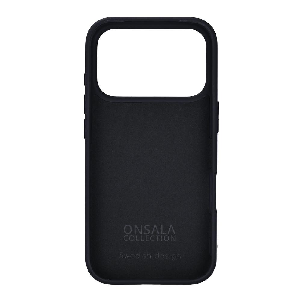 Onsala Onsala iPhone 17 Pro Mobilskal Med Silikonkänsla Svart