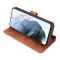 DG.MING DG.MING Samsung Galaxy S21 FE Fodral Retro Läder Brun