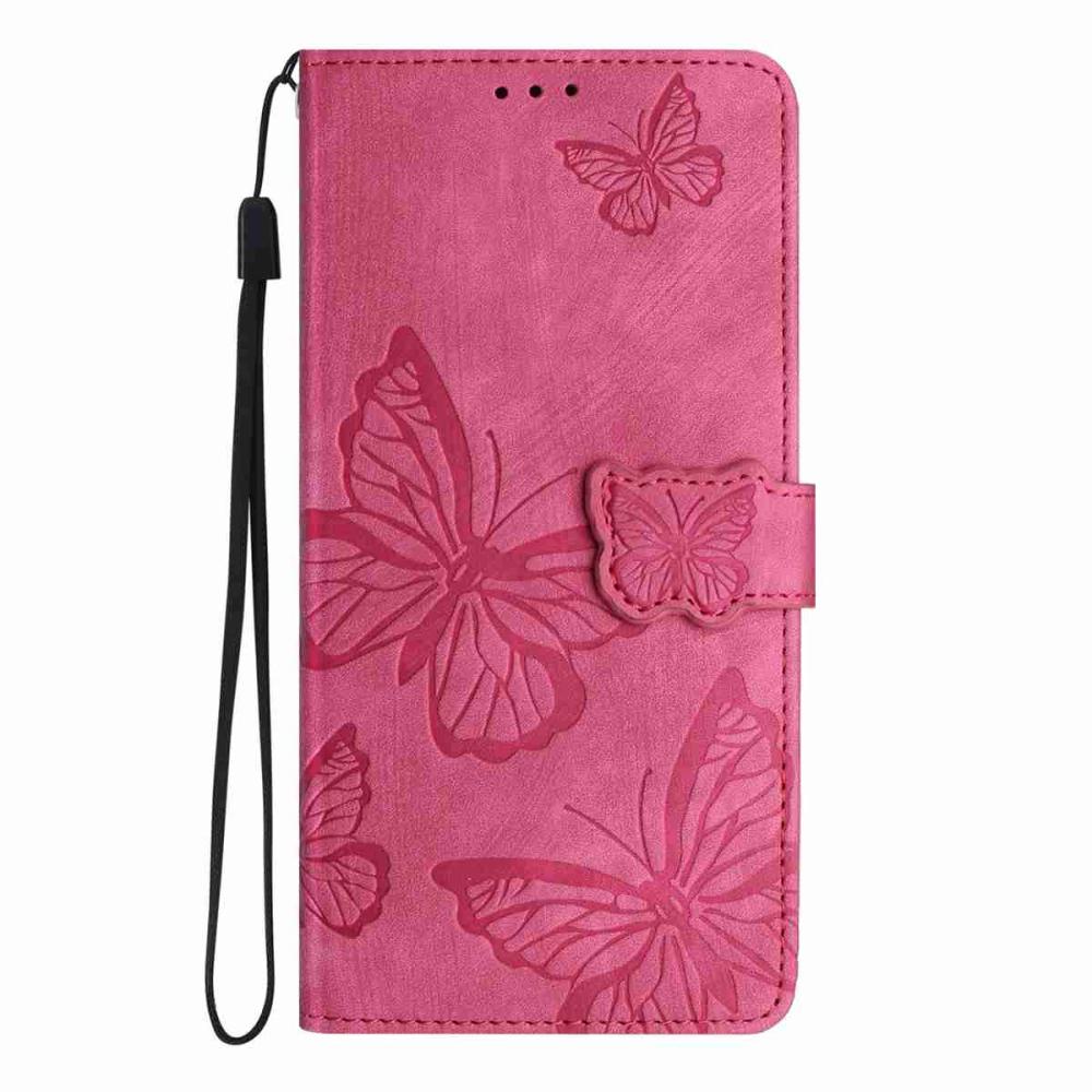 OnePlus 15 Fodral Med Fjäril Tryck Rosa