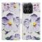  Xiaomi 17 Fodral Läder Blommor Lila