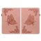  iPad 10.2 2019/2020/2021 Fodral Butterfly Flower Rosa