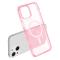  iPhone 15 Skal MagSafe Hybrid Glitter Rosa