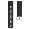 Silikon Armband Diamond Textur Suunto (24mm) Svart