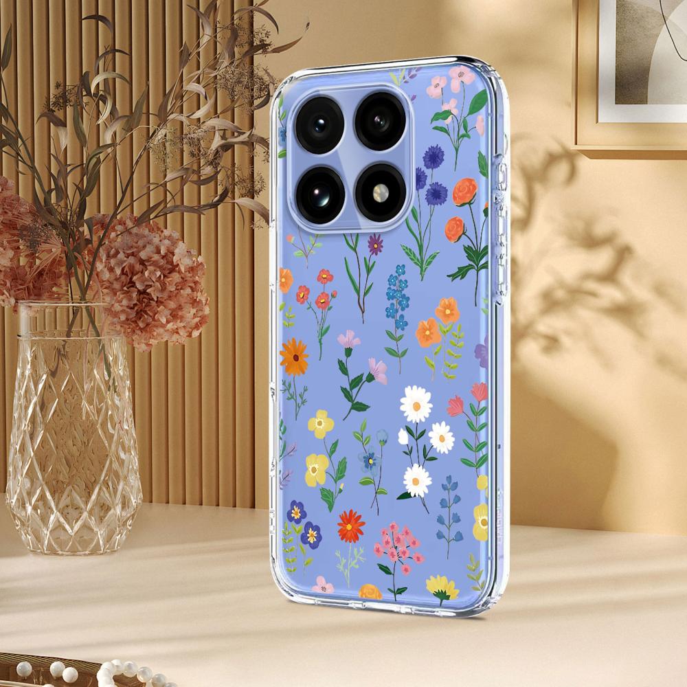  Xiaomi 15T Skal Med Tryck Blommor