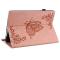  iPad 10.2 2019/2020/2021 Fodral Butterfly Flower Rosa