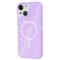  iPhone 15 Skal MagSafe Hybrid Glitter Lila