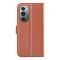  Motorola Edge 30 Pro Fodral Litchi Textur Brun