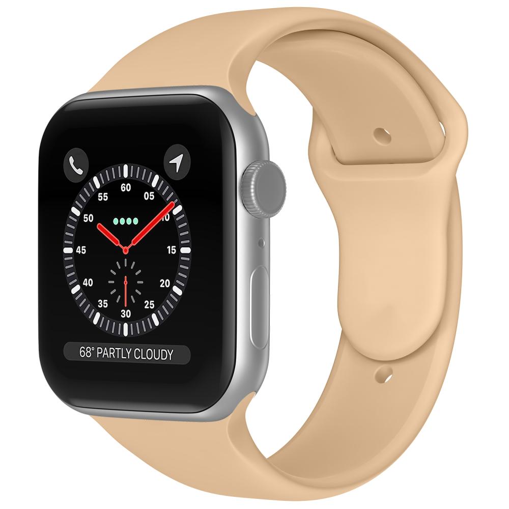 ColorPop Apple Watch 38/40/41/42 mm Silikon Armband (M/L) Valnöt