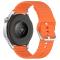  Klockarmband 22 mm Silikon Wave Design Orange