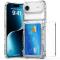  iPhone Air Skal Kickstand Med Kortfack Transparent