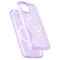  iPhone 15 Skal MagSafe Hybrid Glitter Lila