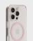 holdit holdit iPhone 16 Mobilskal MagSafe Rosa/Transparent