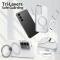  Samsung Galaxy S25 / S24 Skal MagSafe Kickstand Hybrid Vit