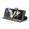 LC.IMEEKE LC.IMEEKE Galaxy Z Fold 5 Fodral Läder Grå