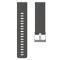 Silikon Armband Diamond Textur Suunto (24mm) Mörk Grå
