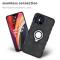  iPhone 12 Pro Max - Geometriskt Ring Skal - Svart
