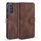 DG.MING DG.MING Samsung Galaxy S21 FE Fodral Retro Läder Brun