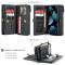 CASEME CASEME iPhone 13 Pro Fodral/Skal Magnet 2in1 Multifunktionell Svart