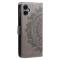  Samsung Galaxy A07 Fodral Mandala Läder Grå
