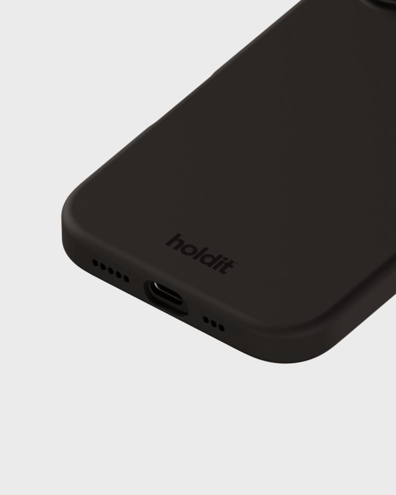 holdit holdit iPhone 16 Mobilskal Silikon Svart
