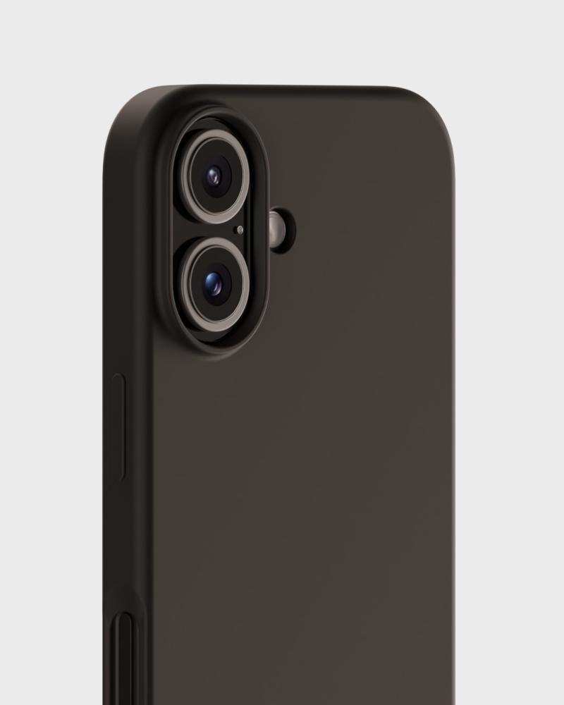 holdit holdit iPhone 16 Mobilskal Silikon Svart