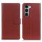  Motorola Moto G200 Fodral Litchi Läder Brun