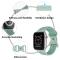 ColorPop Sportarmband Dual-Color Apple Watch 42/41/40/38 mm (S/M) Grön
