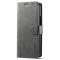LC.IMEEKE LC.IMEEKE Galaxy Z Fold 5 Fodral Läder Grå