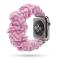  Scrunchie Pink Twill Armband Apple Watch 42/44/45/46/49 mm