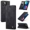 CASEME CASEME iPhone 14 Plus Fodral Flip Retro Läder Svart
