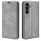  Samsung Galaxy A15 5G Fodral Flip Skin Touch Grå
