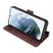 DG.MING DG.MING Samsung Galaxy S21 FE Fodral Retro Läder Brun