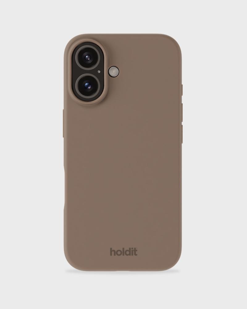 holdit holdit iPhone 16 Mobilskal Silikon Mocha Brown