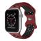 ColorPop Sportarmband Dual-Color Apple Watch 42/41/40/38 mm (S/M) Vinröd/Svart
