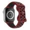 ColorPop Sportarmband Dual-Color Apple Watch 42/41/40/38 mm (S/M) Vinröd/Svart