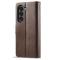 LC.IMEEKE LC.IMEEKE Galaxy Z Fold 5 Fodral Läder Brun