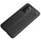  Samsung Galaxy A52 / A52s - Litchi Textur Skal - Svart
